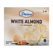DESINO Παγωτό Ξυλάκι Λευκή Σοκολάτα Αμύγδαλο 3τεμ 240gr (360ml)