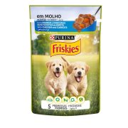 FRISKIES Vitafit Junior Υγρή Τροφή Σκύλου με Κοτόπουλο & Καρότα σε σάλτσα 100gr