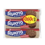 ΠΑΠΑΔΟΠΟΥΛΟΥ Γεμιστά Μπισκότα με Γεύση Σοκολάτα 3x200gr