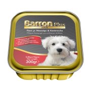 BARRON Plus Adult Υγρή Τροφή Σκύλου με Μοσχάρι Κοτόπουλο Πατέ 300gr