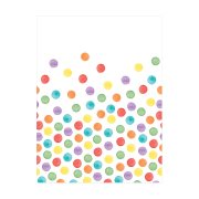 DECORATA Τραπεζομάντιλο Πλαστικό με σχέδιο Dots 1,2x1,8m