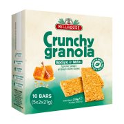 MILLHOUSE Crunchy Granola Μπάρες Δημητριακών με Βρώμη & Μέλι 210gr