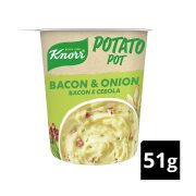 KNORR Potato Pot Πουρές με Μπέικον & Κρεμμύδι 51gr