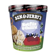 BEN & JERRY'S Netflix & Chilll'd Παγωτό Peanut Butter Sweet with Salty Pretzel Swirls & Brownie Pieces 404gr (465ml)
