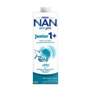 NESTLE Nan Optipro Junior 1+ Γάλα Πρώτης Βρεφικής Ηλικίας +1 Ετών Χωρίς προσθήκη ζάχαρης 1lt