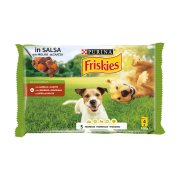 FRISKIES in SALSA Υγρή Τροφή Σκύλου με Αρνί & Καρότα σε Σάλτσα 4x100gr