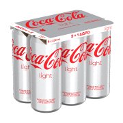 COCA COLA Light Αναψυκτικό Χωρίς ζάχαρη 5x330ml +1 Δώρο