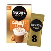 NESCAFE Gold Καφές Στιγμιαίος Caramel Latte 8x17gr