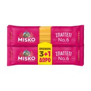 MISKO Σπαγγέτι Νο6 3x500gr + 1 Δώρο