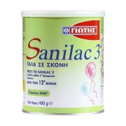 ΓΙΩΤΗΣ Sanilac 3 Γάλα 3ης Βρεφικής Ηλικίας 12+ Μηνών σε σκόνη 400gr
