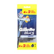 GILLETTE Ξυραφάκια Μιας Χρήσης Blue3 4τεμ +2 Δώρο