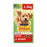 FRISKIES Active Ξηρά Τροφή Σκύλου με Βοδινό 1,5kg