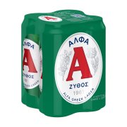 ΑΛΦΑ Μπίρα Lager 4x500ml