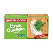 ΠΑΠΑΔΟΠΟΥΛΟΥ Cream Crackers Σίτου Vegan Χωρίς ζάχαρη 165gr