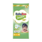 BABYLINO Sensitive Πάνες Cotton Soft Νο5+ Junior Plus 12-17kg 42τεμ