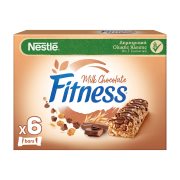NESTLE Fitness Μπάρες Δημητριακών Ολικής Άλεσης με Σοκολάτα Γάλακτος 6x22,5g