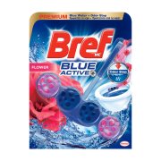 BREF Wc Blue Active+ Στερεό Μπλοκ Τουαλέτας Flower 50g