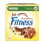 NESTLE Fitness Μπάρες Δημητριακών Ολικής Άλεσης Choco Banana 6x23,5g
