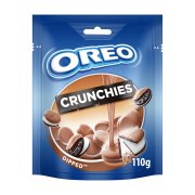 OREO Crunchy Bites Μπισκότα Γεμιστά με Κρέμα Βανίλια & Επικάλυψη Σοκολάτας 110g