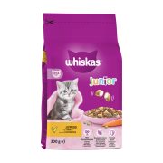 WHISKAS Ξηρά Τροφή Junior 2-12μηνών Κροκέτες Γεμιστές με Κοτόπουλο 300g