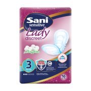SANI Sensitive Lady Discreet Cotton Σερβιέτες Ακράτειας Nο3 Normal 16τεμ