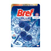 BREF Wc Blue Active+ Στερεό Μπλοκ Τουαλέτας Chlorine 2x50g