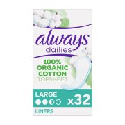 ALWAYS Dailies Cotton Protection Σερβιετάκια Large 32τεμ