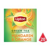 LIPTON Πράσινο Τσάι Μανταρίνι & Πορτοκάλι 20 φακελάκια x1,8gr