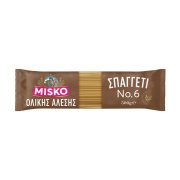 MISKO Σπαγγέτι Ολικής Άλεσης Νο6 500g
