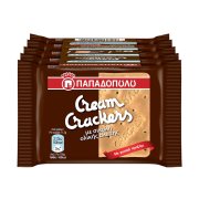 ΠΑΠΑΔΟΠΟΥΛΟΥ Cream Crackers με Σίκαλη Ολικής Άλεσης Vegan 5x47gr