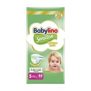 BABYLINO Sensitive Πάνες Cotton Soft Νο5 Junior 11-16kg 44τεμ