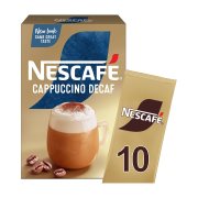 NESCAFE Gold Καφές Στιγμιαίος Cappuccino Decaffeine 10x12,5gr