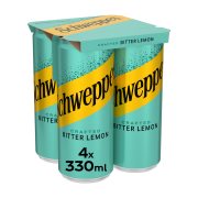 SCHWEPPES Mixer Bitter Lemon 4x330ml