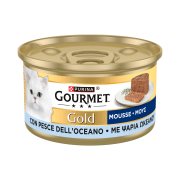 GOURMET Gold Υγρή Τροφή Γάτας Μους με Ψάρια Ωκεανού 85g