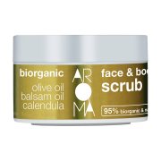 AROMA Biorganic Scrub Προσώπου & Σώματος με Ελαιόλαδο Βάλσαμο & Καλέντουλα 200ml