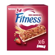 NESTLE Fitness Μπάρες Δημητριακών Ολικής Άλεσης με Κόκκινα Μούρα 6x23,5g