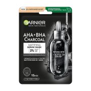 GARNIER Skin Active Aha + Bha Charcoal Μάσκα Προσώπου Υφασμάτινη 28g