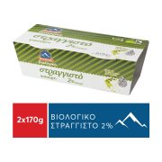 ΟΛΥΜΠΟΣ Γιαούρτι Στραγγιστό 2% Βιολογικό 2x170g