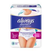 ALWAYS Discreet Εσώρουχα Ακράτειας Plus Large 8τεμ