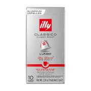 ILLY Καφές Espresso Classico Lungo 10 κάψουλες συμβατές με μηχανή Nespresso 57g