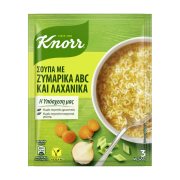 KNORR Σούπα με Ζυμαρικά ABC & Λαχανικά Vegan 82g
