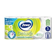 ZEWA Deluxe Χαρτί Υγείας Camomile Comfort 3 Φύλλων 8τεμ 704g