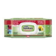 WET HANKIES Υγρομάντιλα Αντιβακτηριδιακά με Άρωμα Λεμόνι 72τεμ