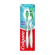 COLGATE Max White Οδοντόβουρτσα με Αστέρι Γυαλίσματος μέτρια 2τεμ