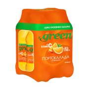 GREEN Πορτοκαλάδα με Ανθρακικό Χωρίς προσθήκη ζάχαρης 4x330ml