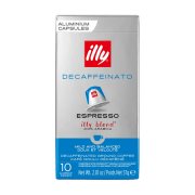 ILLY Καφές Espresso Decaffeinato 10 κάψουλες συμβατές με μηχανή Nespresso 57g