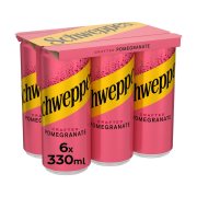 SCHWEPPES Αναψυκτικό με γεύση Ρόδι 6x330ml