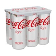 COCA-COLA Light Χωρίς ζάχαρη 6x330ml