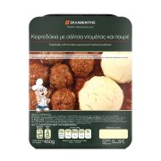 Κεφτεδάκια με Σάλτσα Ντομάτας & Πουρέ ΣΚΛΑΒΕΝΙΤΗΣ Παραγωγής μας 450g