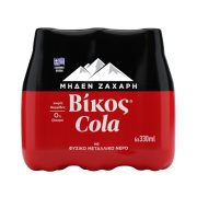 ΒΙΚΟΣ Cola Zero Χωρίς ζάχαρη 6x330ml 